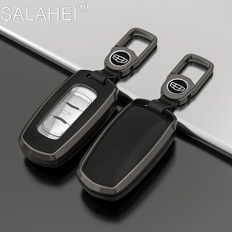 

Car Smart Remote Key Cover Case Holder Shell Fob For Geely Atlas Boyue NL3 EX7 SUV GT GC9 Emgrand X7 Borui Keychain Accessories