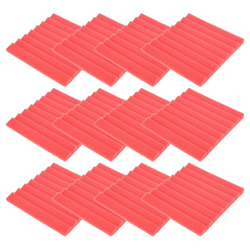 

Комплект из 12 акустических панелей, впитывающие панели, звукоизоляционные панели для стен, дома, студии, звукоизоляционные прокладки