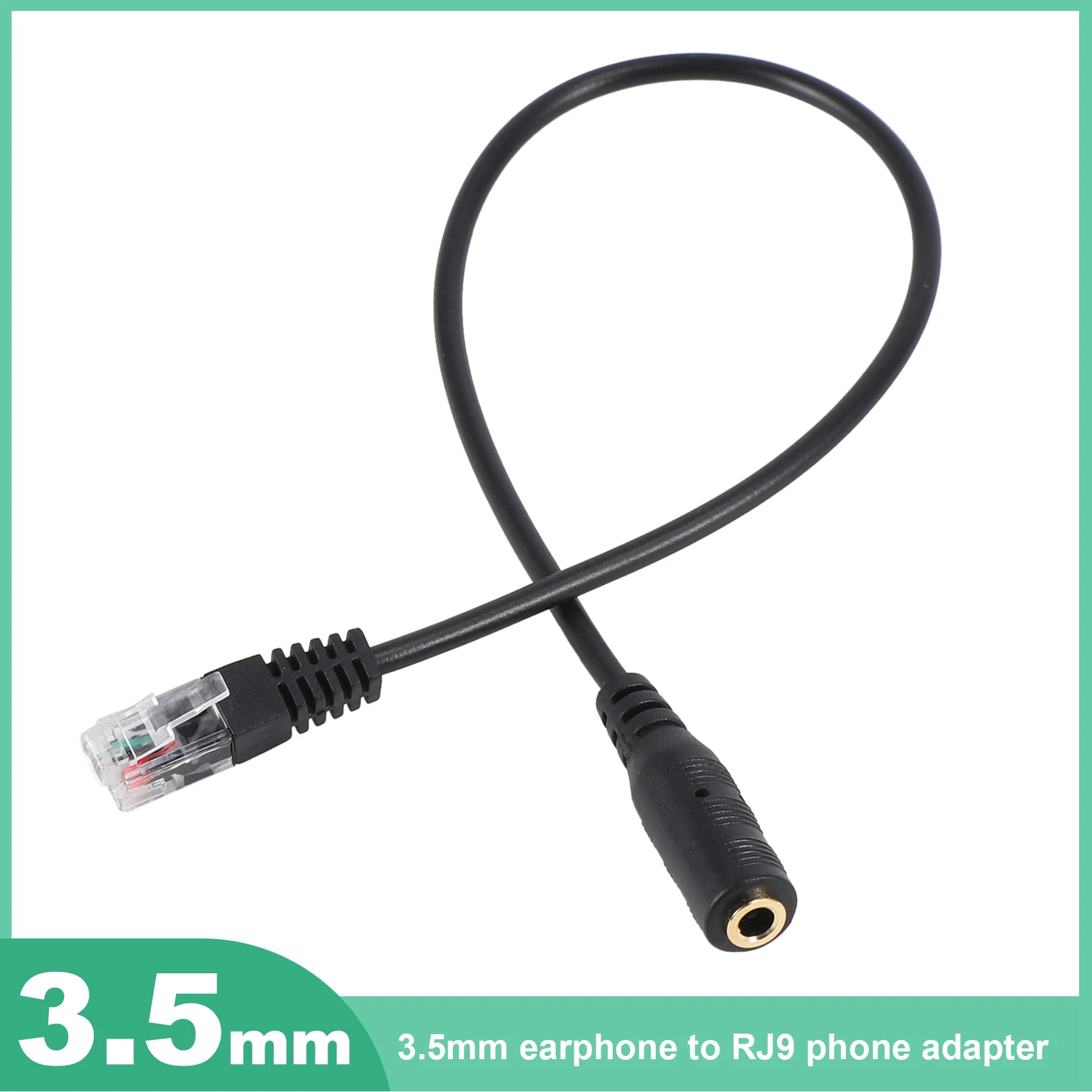 Разъем 3 5 мм к RJ9 для гарнитуры iPhone кабеля-переходника офисного телефона Cisco
