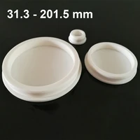 1pcs 31 3 201 5mm white round silicone rubber seal hole plugs t type stopper pvc pipe plug snap on gasket seal stopper end cups