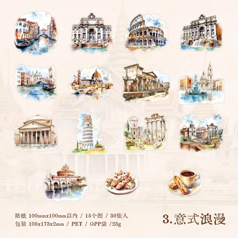 

Набор из 20 стикеров Alideco для скрапбукинга