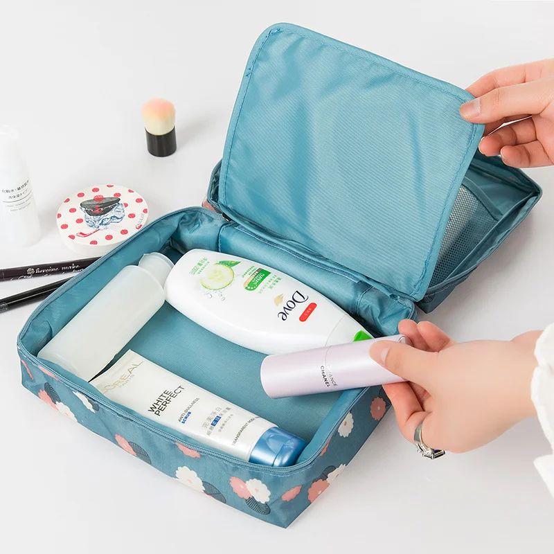 

Womens Cosmetic Toiletry Bags Travel Makeup Bag Girl's Cute Printing Organizer Make Up Pouch Men High Quality Washing Bag New