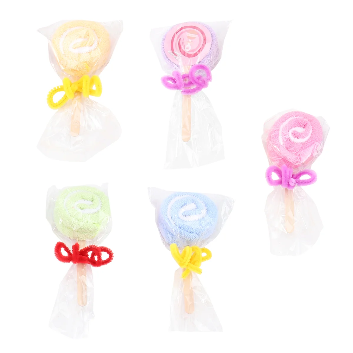 

5Pcs Xmas Towel Present Towel Gift Towel Face Towel for Kids Wedding Party