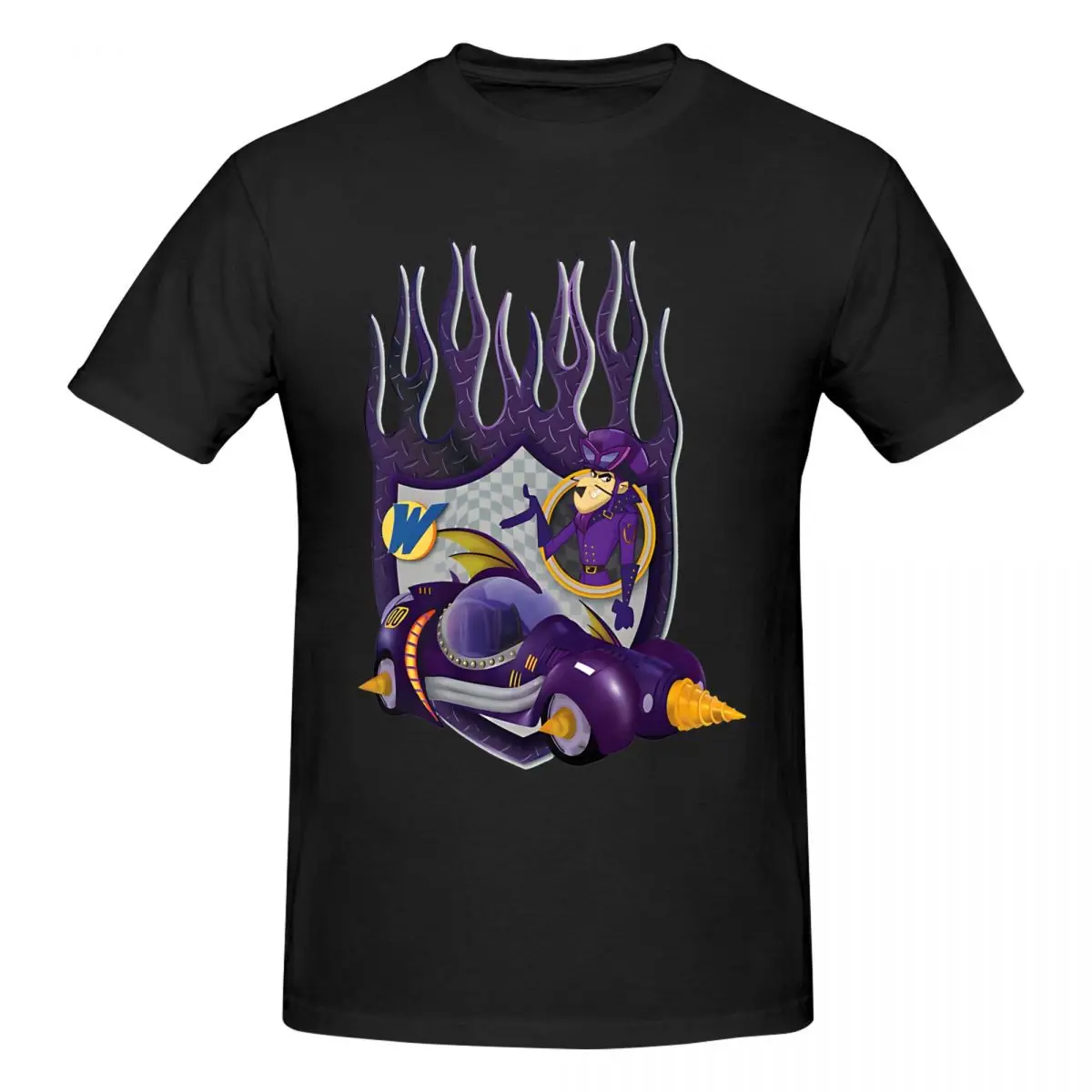 Мужская футболка с коротким рукавом и круглым вырезом