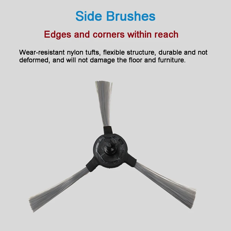 Робот пылесос аксессуары швабра ролик щетка Hepa фильтр боковой щетки части пакет