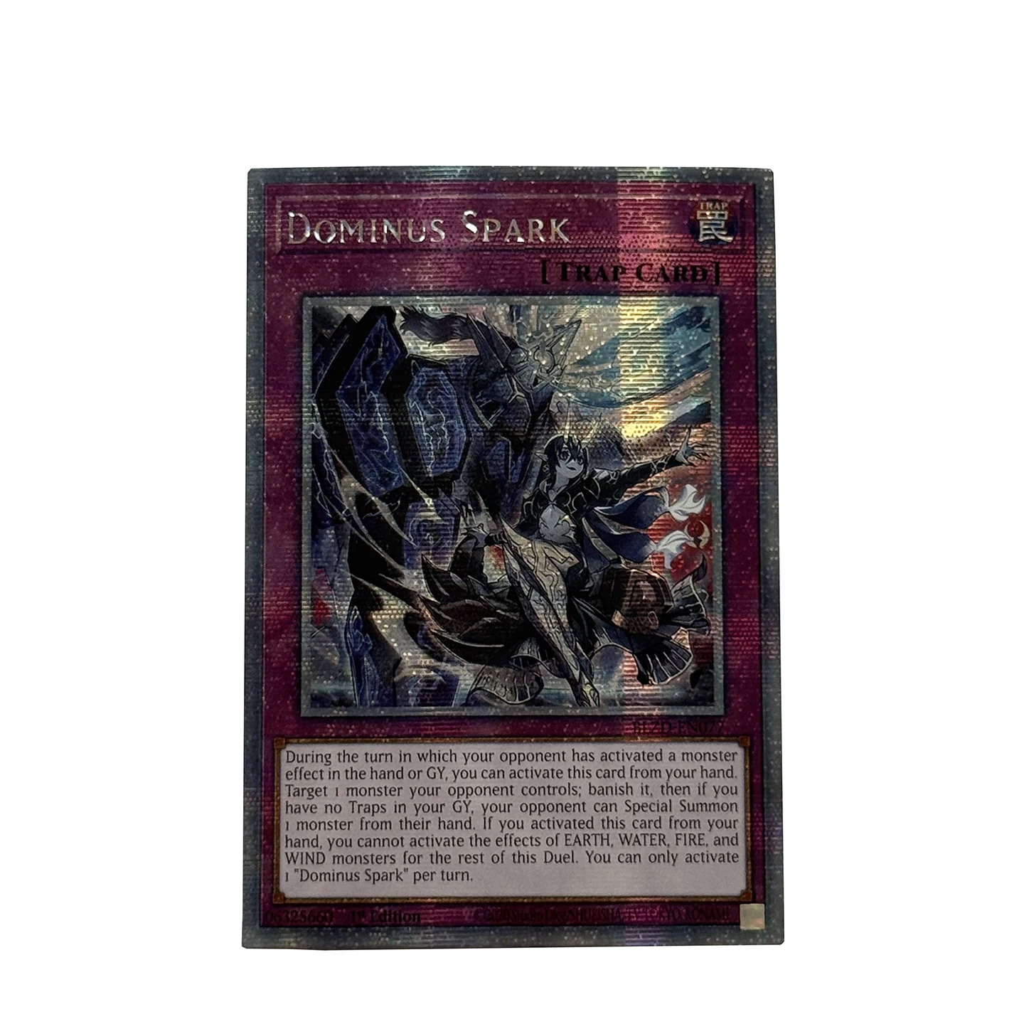 Фото Ю-Ги-О! Коллекционные DIY-карты-прокси Fydraulis Harmonia Solemn Accusation Spark Collection Card Toys TCG Gift Ygo (Неоригинальные) №4