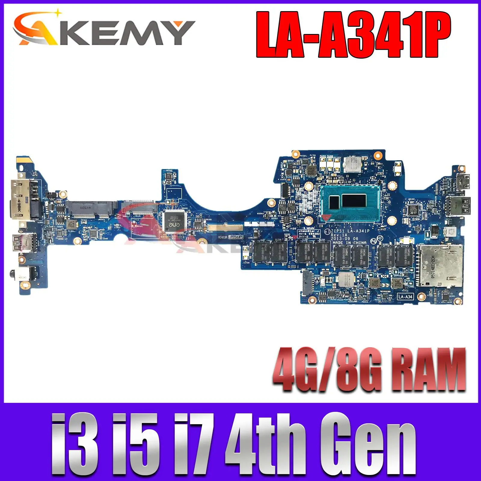 

LA-A341P материнская плата для Lenovo Thinkpad YOGA S1 YOGA S1 12 материнская плата для ноутбука с I3/i5/I7 4-го поколения cpu.8G ОЗУ 100% протестированная работа