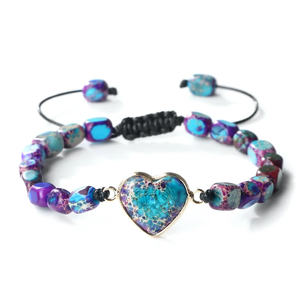 Браслет ручной работы из натурального Императорского камня женские браслеты в