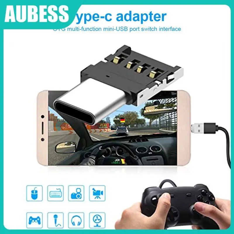 

Multi Functional USB To Type-c OTG Adapter Micro Mobile Phone Converter For USB Flash Drives Card Readers HUBs Mice Keyboards