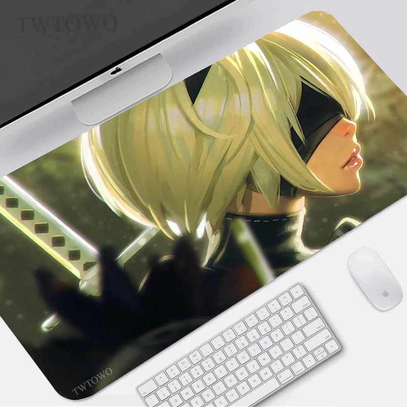 Игровой коврик для мыши Nier Automata 2b новый большой домашний XL настольные коврики XXL