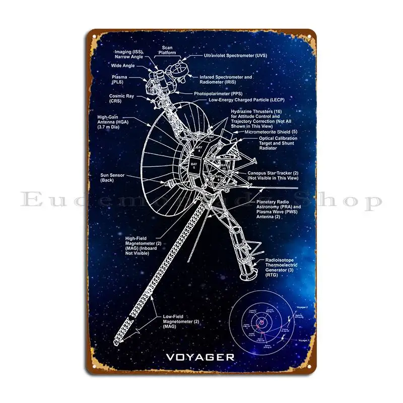 

Металлические знаки Voyager, декор для стен клуба, печать на гараже, дизайнерский оловянный плакат