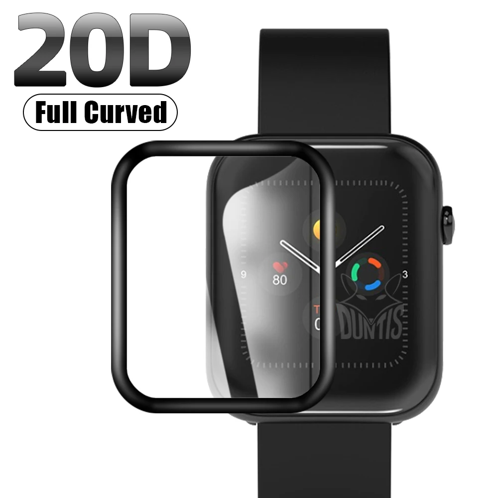 

Защитная пленка 20D с изогнутыми краями для смарт-часов Ticwatch GTH Pro GTK GTA, мягкая защита экрана, аксессуары (не стекло)