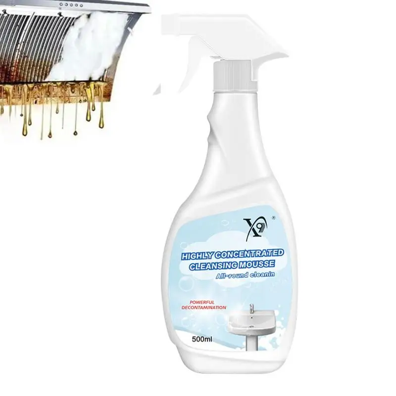 

Kitchen Cleaner Spray Multifunctional Oven Cleaner Rust Remover 500ml Grime Remover All-Purpose Cleaner Home Accessories