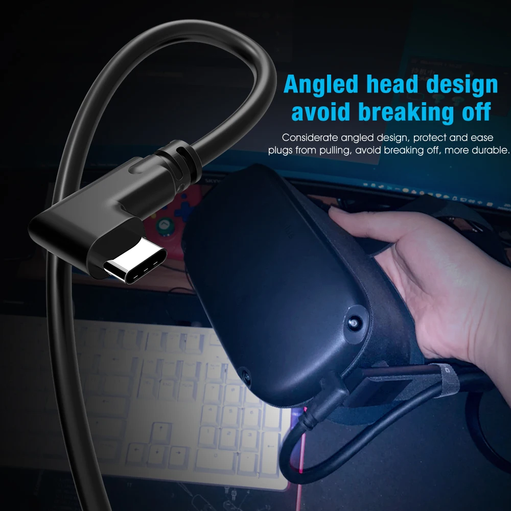 Кабель USB 3 2 Gen 1 для Oculus Quest 3/5/5 м поддержка быстрой зарядки | Электроника