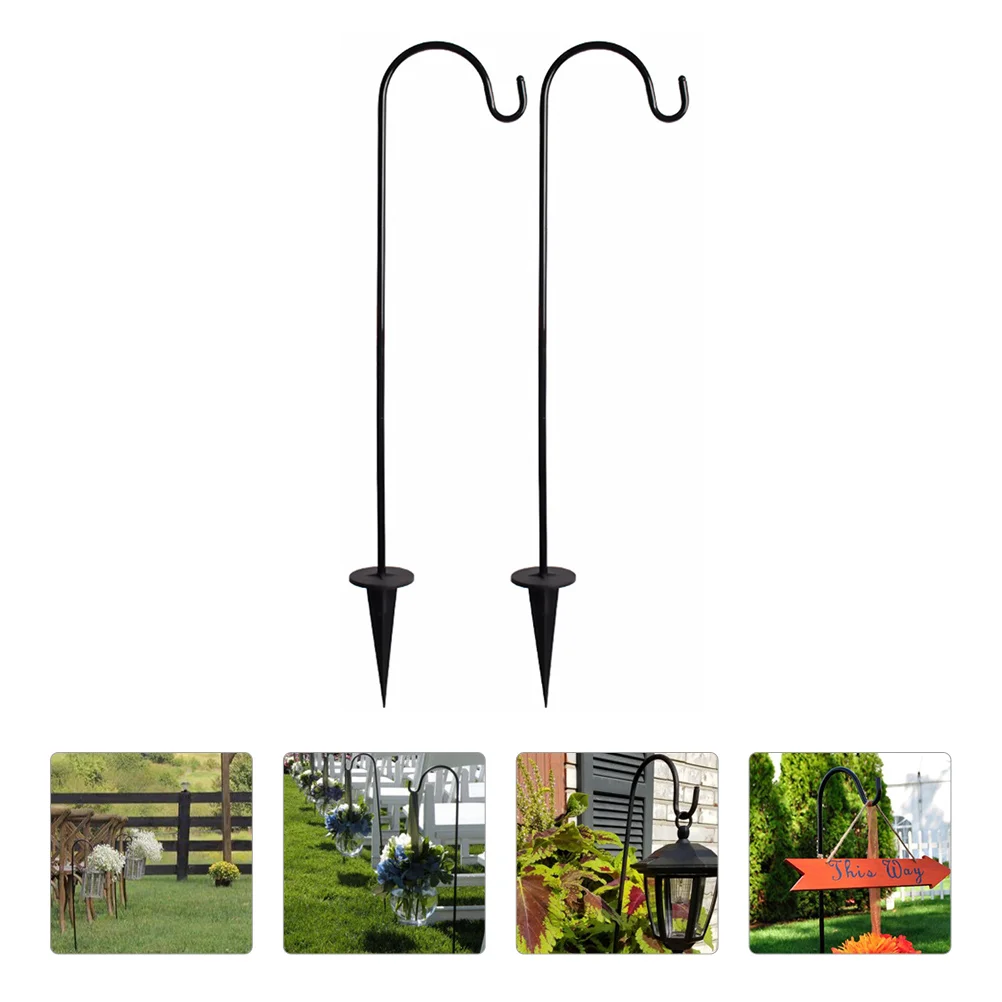 

Hook Shepherds Shepherd Hooks Garden Hangerbirdstand Stakes Outdoor Feeder Hanging Iron Stake Lantern Metal Pole Tall Lawn