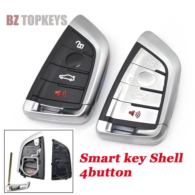 Смарт-ключ BZTOPKEYS 4 кнопки для BMW X1 X3 X4 X5 X6 F15 F16 F48 G30 G38 525 540 730 |