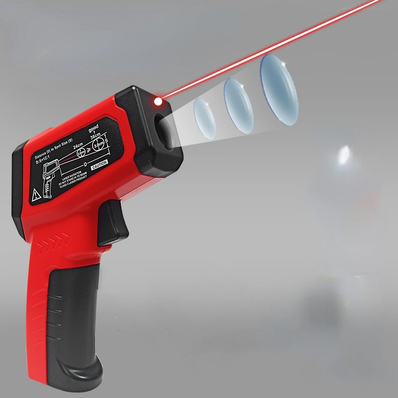 

Infrared Thermometer Water Temperature Oil Temperature Gun Thermometer Gun Grab Baking Measuring Instrument Kitchen