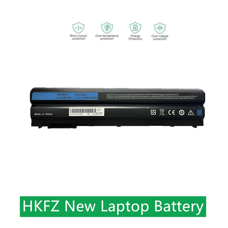 Новый аккумулятор HKFZ для ноутбука Dell Latitude E5420 E5430 E6120 E5520 M5Y0X E5530 E6420 E6420 E6430 E6520 8858x3560 T54F3 T54FJ