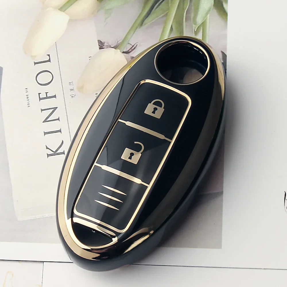 

KEYYOU чехол для автомобильного ключа из ТПУ для Nissan Leaf Micra Qashqai J11 J10 X Trail T32 Versa Note Patrol, аксессуары для брелока