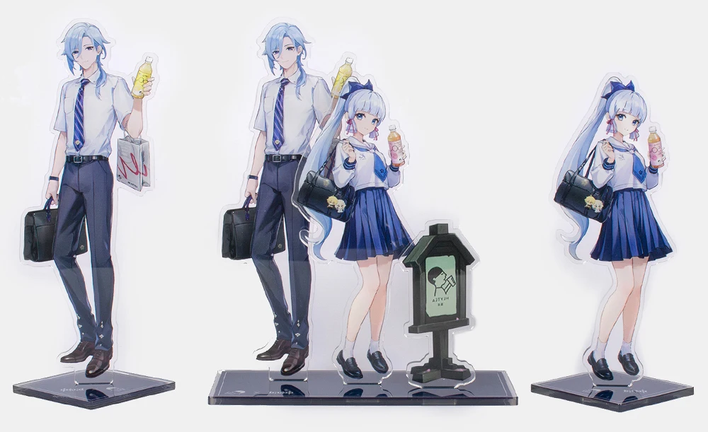 2024 аниме Genshin Impact совместный Kamizato Ayaka Kamisato Ayato значок Baji акриловый кулон брелок