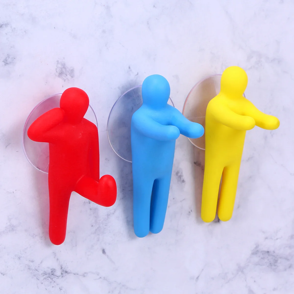 

6 Pcs Bracket Child Holders Bathroom Storage Hook Suction Cup Organizers