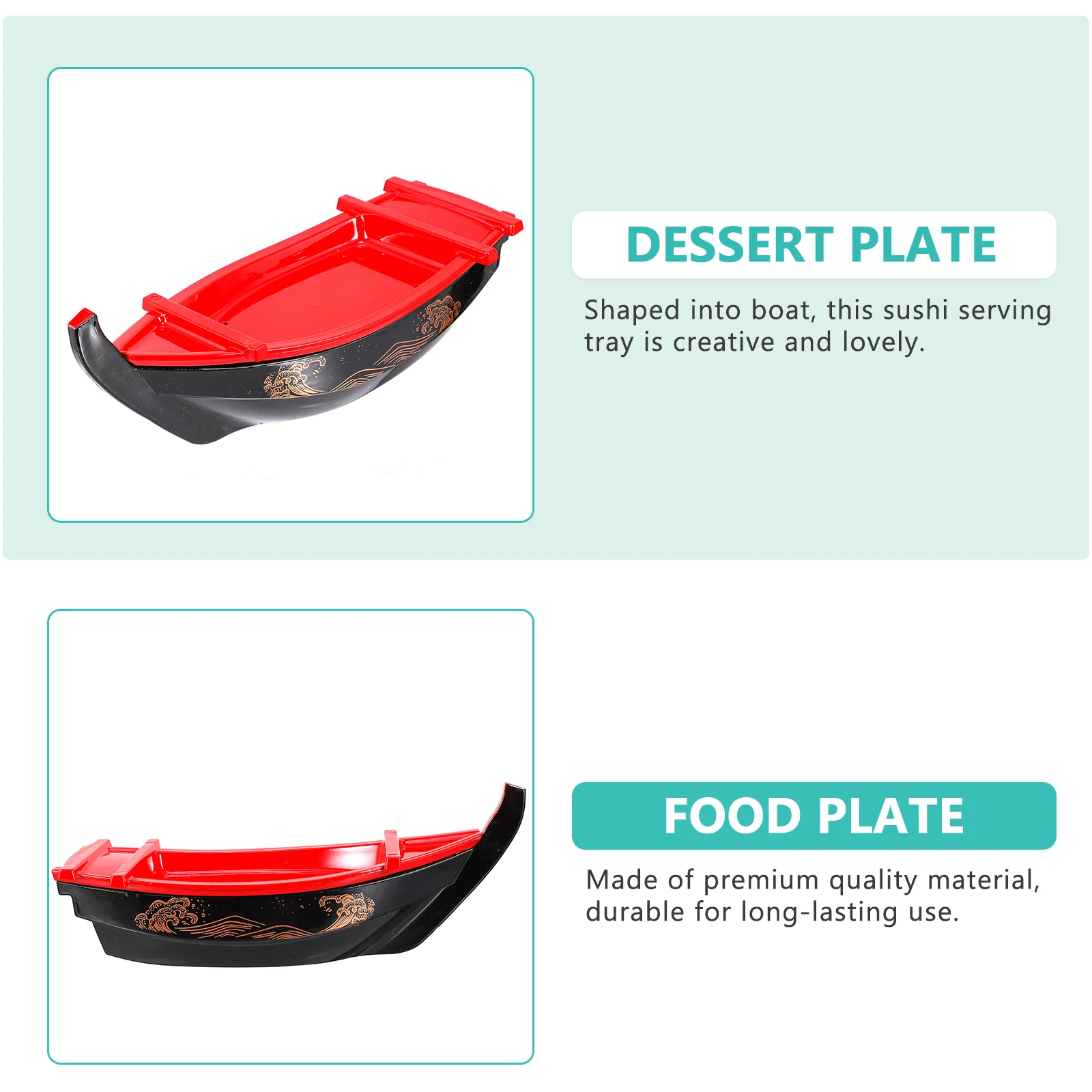 Тарелка для суши лодка в японском стиле посуда форме дисплея меламиновая
