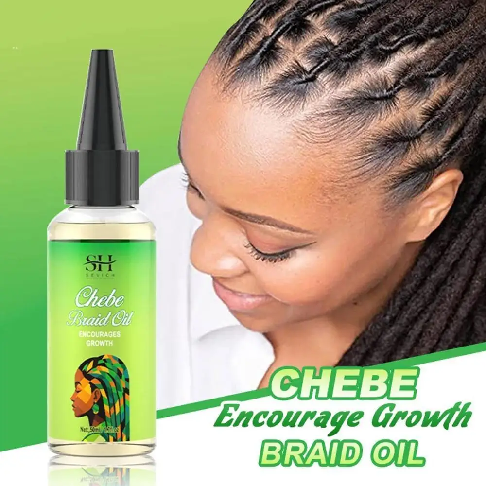 

African Chebe Fast Oil For Women Anti Hair Loss Treatment Essence Braid Anti Breaking Hair Care Get Rid Of Wigs 50ML H9K5