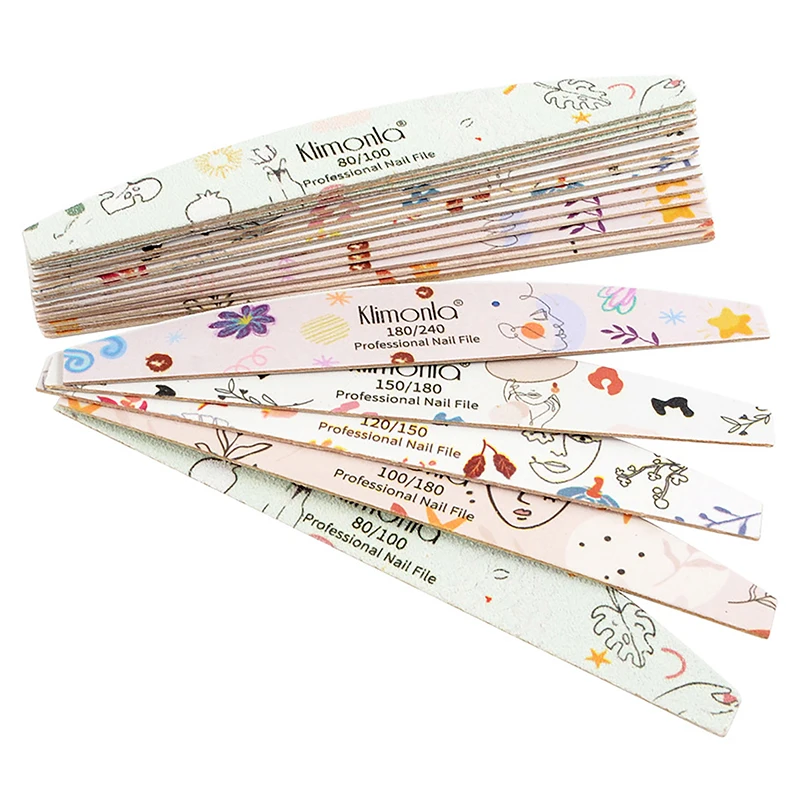 

10 шт., деревянные пилочки для ногтей, 180/240