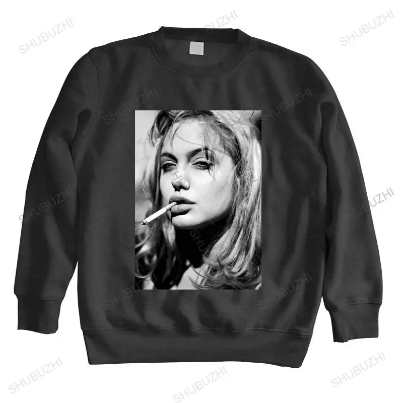 

Осенне-весенние толстовки со скидкой, толстовки с капюшоном с рисунком Анджелины Джоли, Брэда, Питта, тренировочный клуб, DVD, панк, цигги, уни...