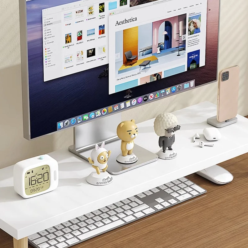 Деревянный держатель для монитора компьютера подставка экрана ПК кронштейн