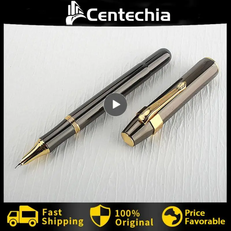 

Comfortable Grip Pocket Pen 1.0 Elbow Art Writing Pen Generous Temperament Art Pen Uniform Ink Output Pen Fashionable Appearance