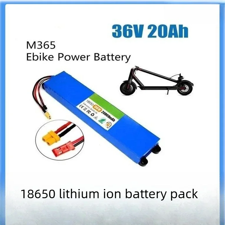 Фото Подходит для аккумулятора электросамоката Xiaomi Mijia m365/m365 pro, 36V 20Ah, 18650 элементов. №1