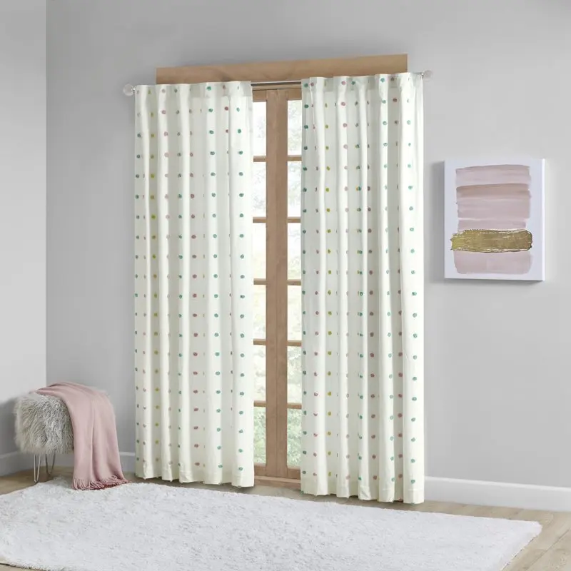 

Kelsey Cotton Jacquard Pom Pom Window Panel