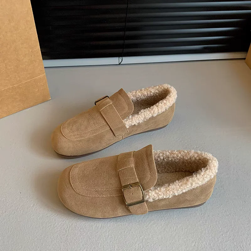 Мягкая зимняя обувь с круглым носком женские повседневные кроссовки на плоской