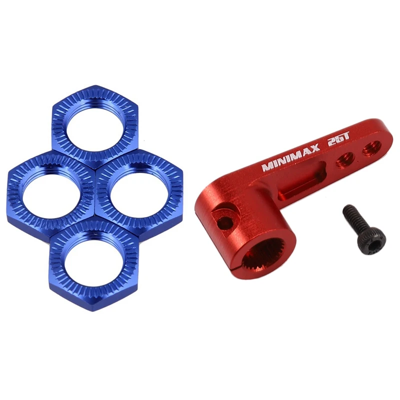 

Усовершенствованная Крышка для шестигранной гайки колеса 17 мм N10177 для модели RC1:8 и рулевого руля Traxxas TRX4 25T Servo Horn