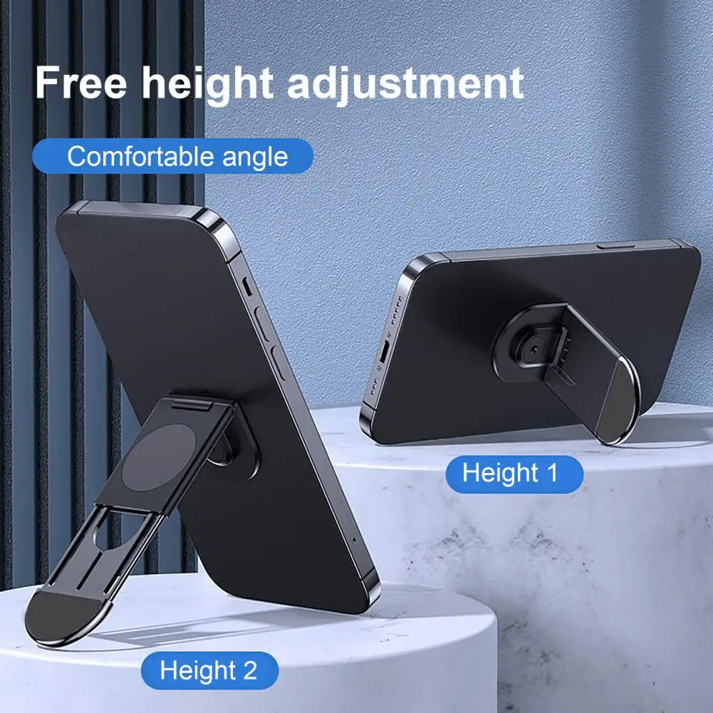 

Metal Cell Phone Kickstand Universal Vertical Horizontal Stand Adjustable Mini Folding Desk Mount Holder for iPhone Samsung