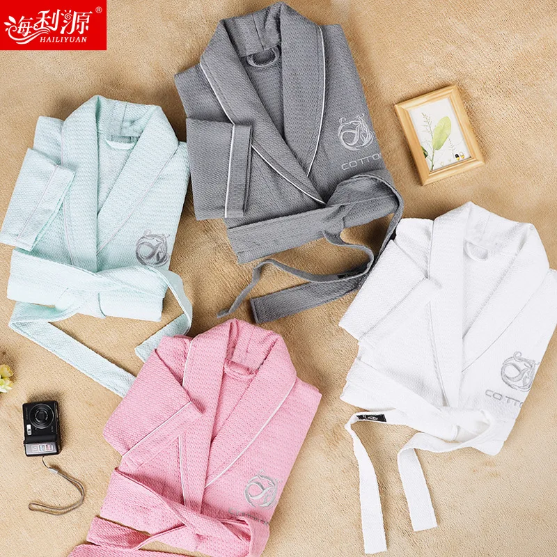 Летние женские халаты зимнее хлопковое теплое полотенце флисовая ночная рубашка