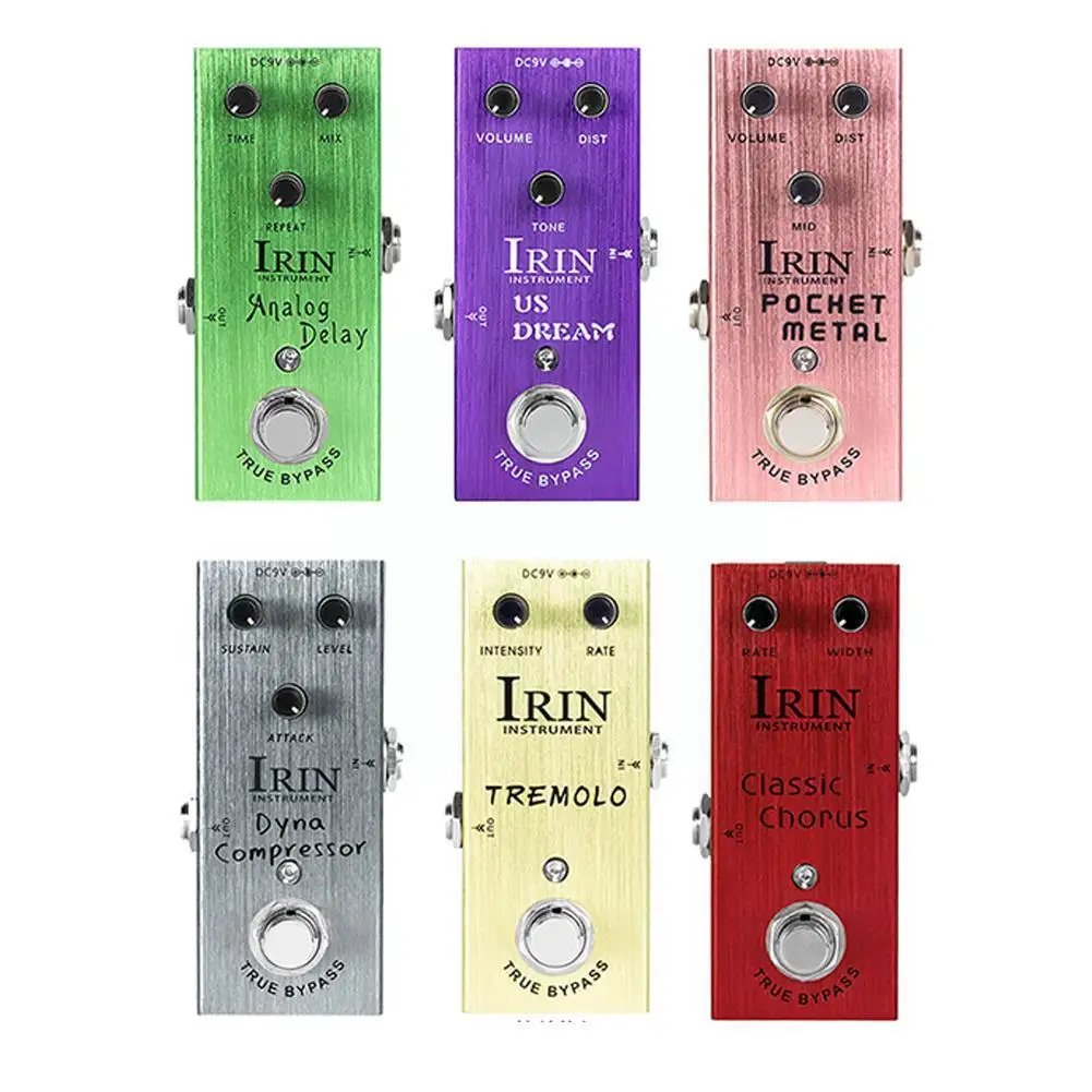 

Metal Mini Guitar Effects Pedal Delayed /distorted /Classic Device Effects Guitar Chorus/Tremolo /explosive /metal C6Q4