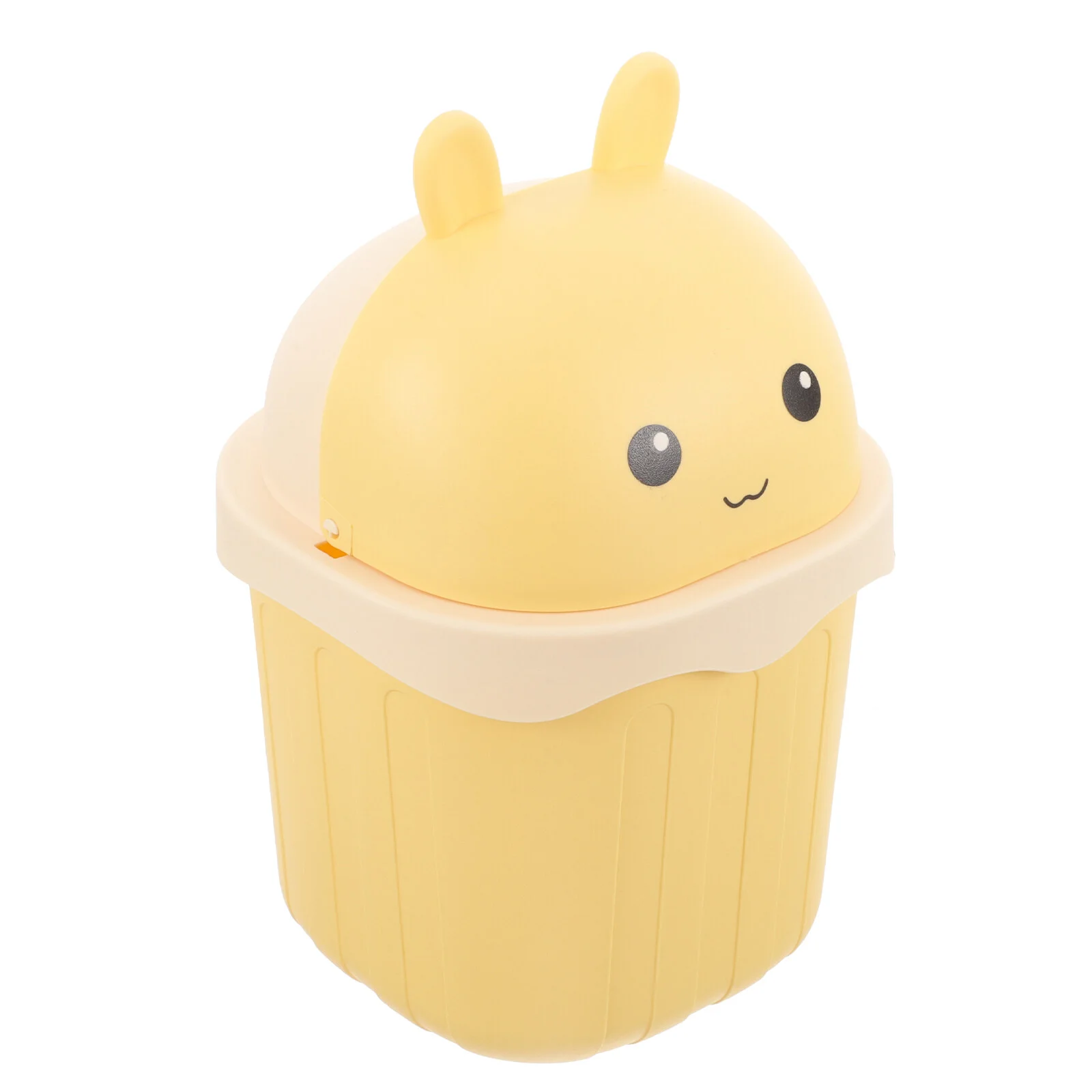 

The Lazy Tabletop Trash Can Countertop Garbage Desktop Bucket Lid Small Waste Basket Plastic