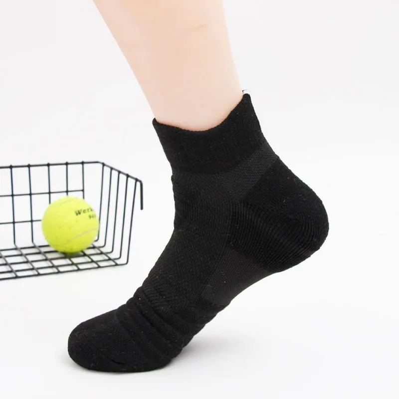 3 Pair Men Ankle Socks Fashion Summer Comfortable Breathable Mesh Casual Short Socks Sports Absorb Sweat Basketball Sports