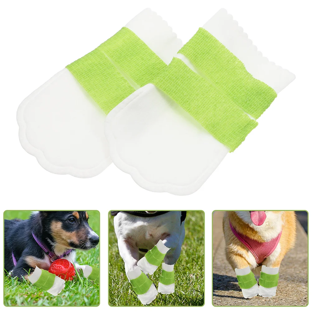 20 шт. одноразовая обувь для собак непромокаемые сапоги защитные