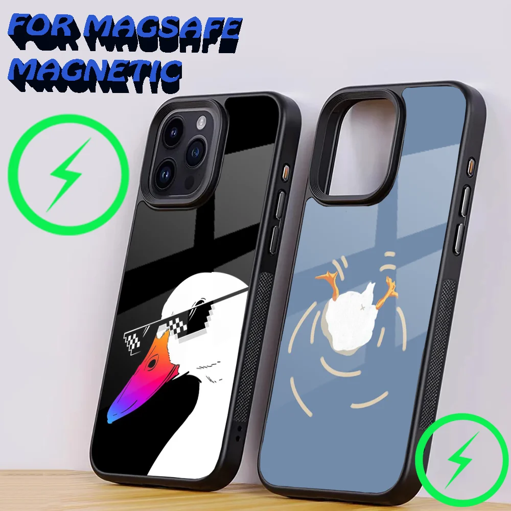 U-образный игровой чехол для телефона G-Goose iPhone 16 15 14 13 12 11 Plus Pro Max Mini Magsafe магнитная