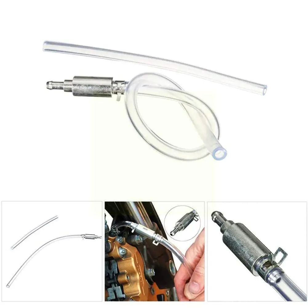 

Motorcycle Fuel Pipe Hydraulic Brake Bleeder Tool One-way Brake Pipe Tool Caliper Motorcycle Oil Bleeder Y6m4