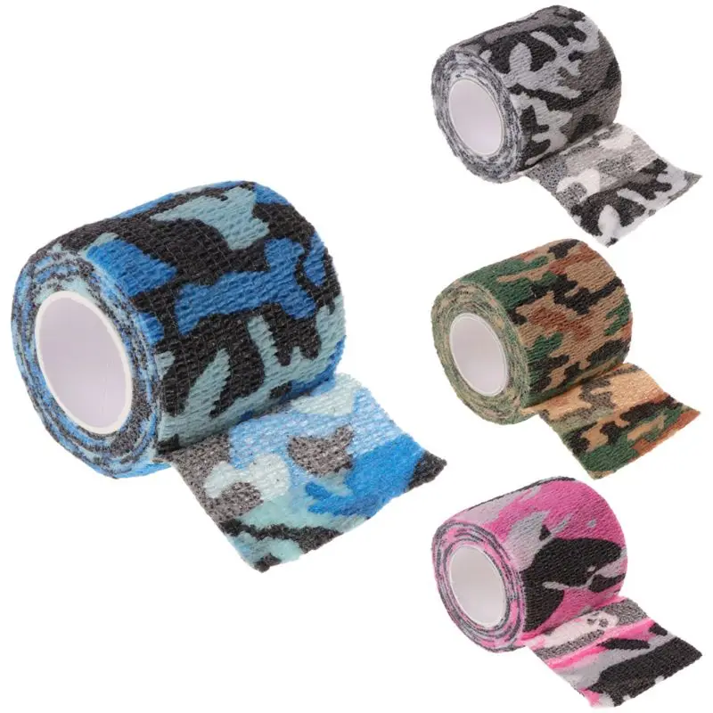 

1PC Disposable Adhesive Tattoo Machine Tape Wrap Self-Adhesive Bandage Rolls Elastic Handle Grip Wrap
