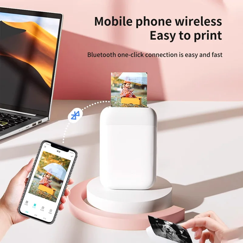 Фотопринтер Liene без чернил красочный фотопринтер мини-портативный 3-дюймовый