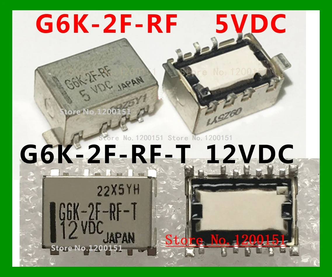 G6K-2F-RF-5VDC G6K-2F-RF-T 12VDC G6K-2F 5VDC 12VDC 24VDC реле SOP8