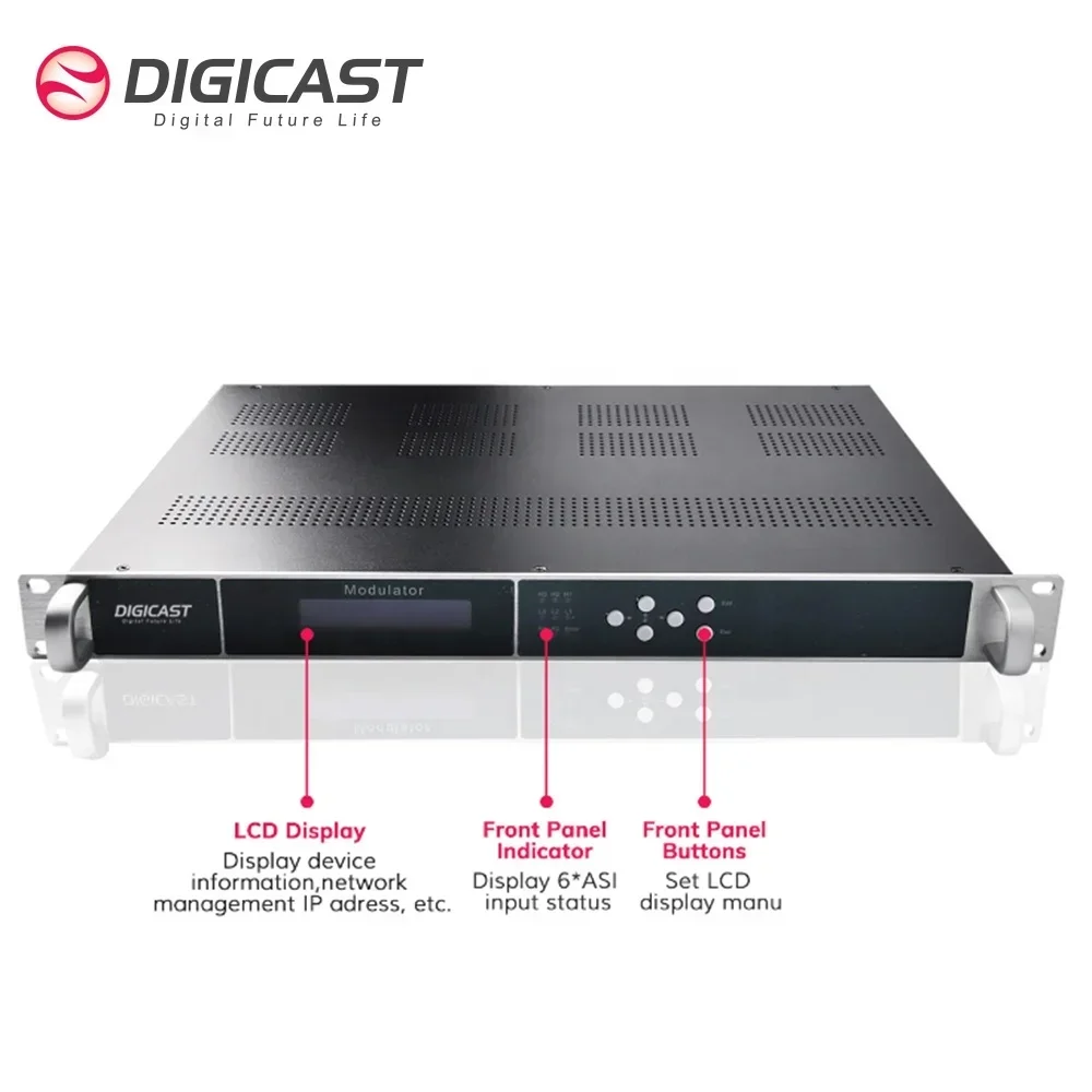 Фото Цифровой модулятор DMB-5100E 2026 для телевещания DVB-C QAM IP в DVB-T №4