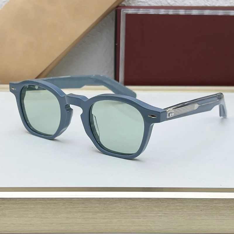 Солнцезащитные очки 44 размер винтажная ацетатная оправа для очков мужчин