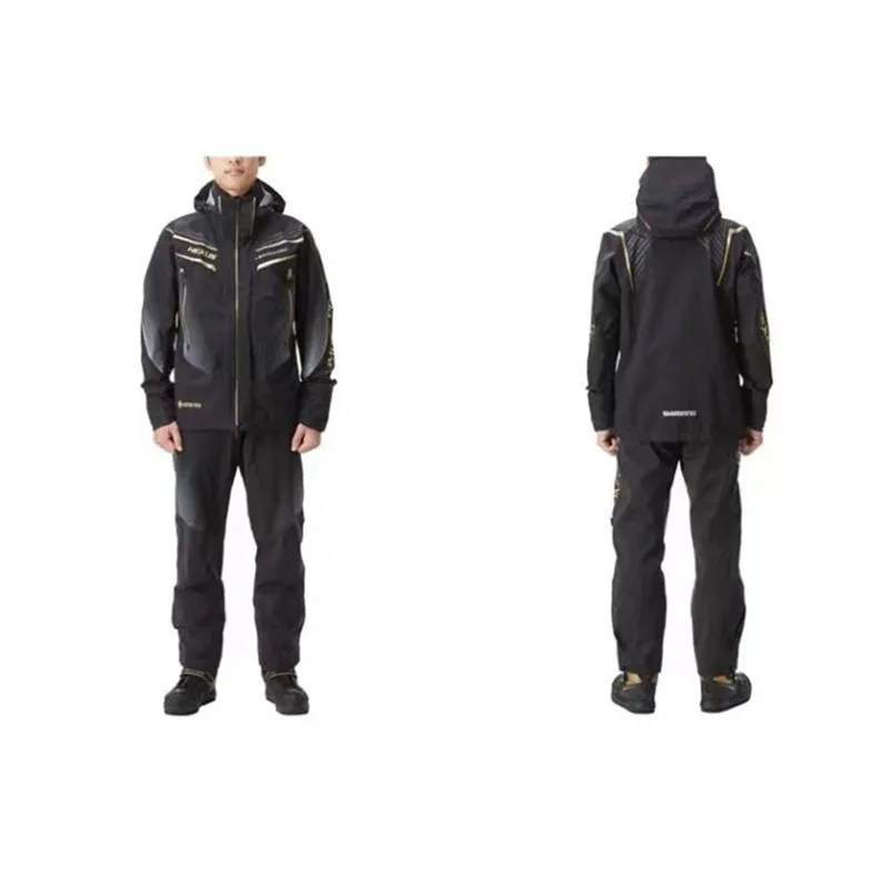 

Professional Fishing Suits for Men High-density Waterproof Windproof Thin Fishing Jacket Pants 2 Pcs Clothing Set Gift Free