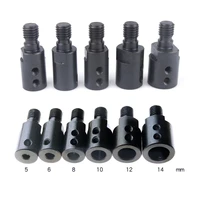 m10 saw blade connecting shaft arbor mandrel connector adaptor 568101214mm angle saw grinder shaft coupling accessories